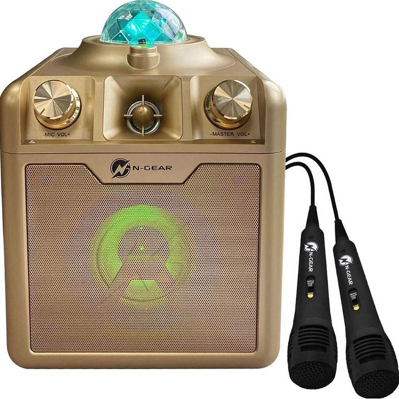 Foto van N-gear disco star 710 gold speaker