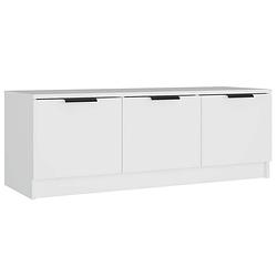 Foto van The living store klassieke tv-kast - 102 x 35 x 36.5 cm - wit