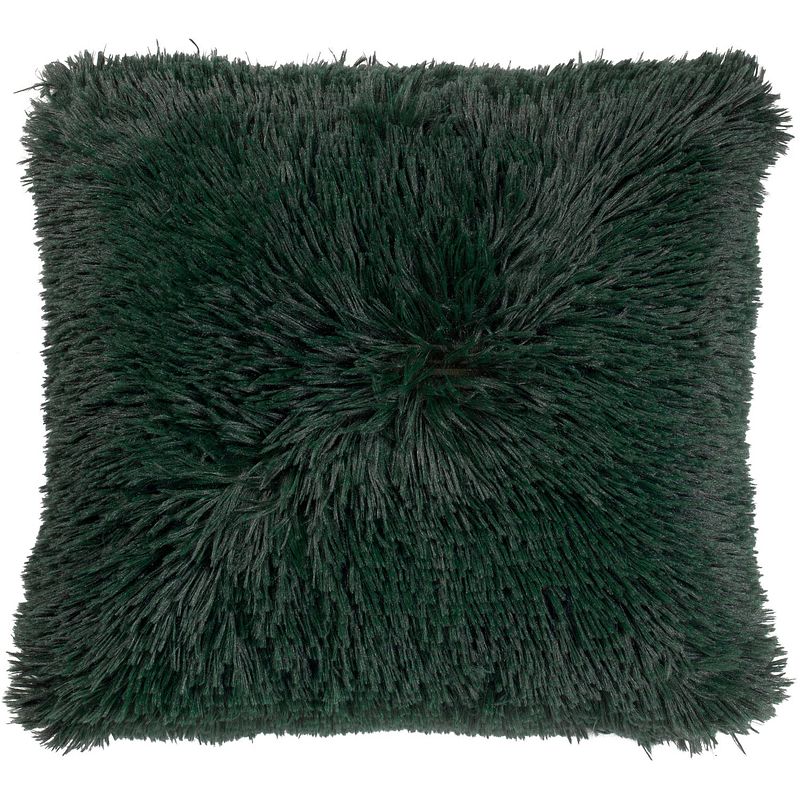 Foto van Dutch decor fluffy - kussenhoes unikleur mountain view 60x60 cm - groen - groen