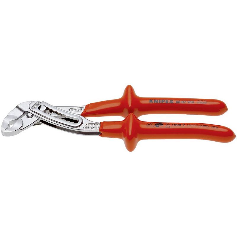 Foto van Knipex alligator 88 07 250 waterpomptang sleutelbreedte 46 mm 250 mm