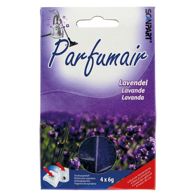 Foto van Scanpart parfumair geurparels lavendel 4x6g stofzuiger accessoire