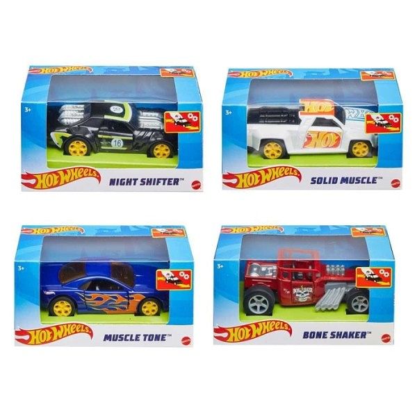 Foto van Hot wheels 1:43 pull back car