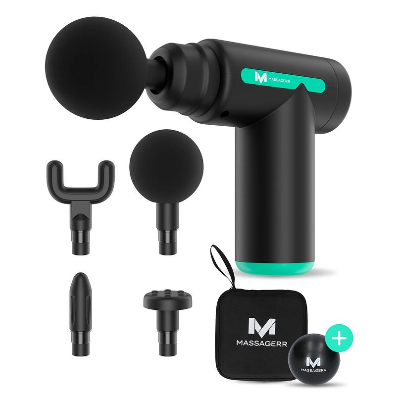 Foto van Massagerr® mini massage gun - massage apparaat met turbostand