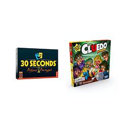 Foto van Spellenset - bordspel - 2 stuks - 30 seconds & cluedo junior