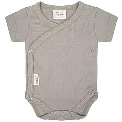 Foto van Little indians onesie short abbey stone junior katoen taupe mt 6-9