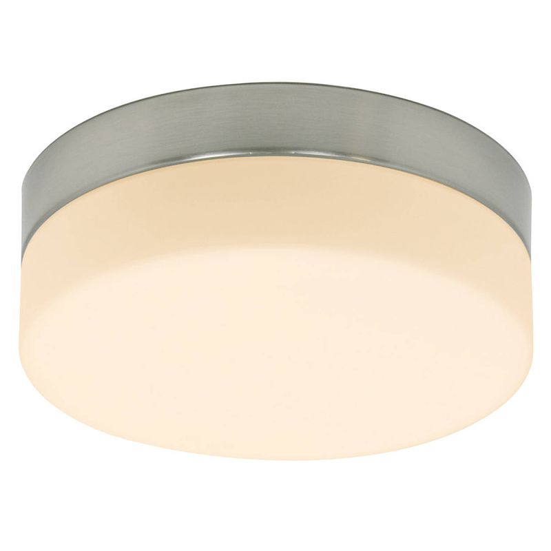 Foto van Steinhauer plafondlamp ceiling and wall ip44 led 1364st staal