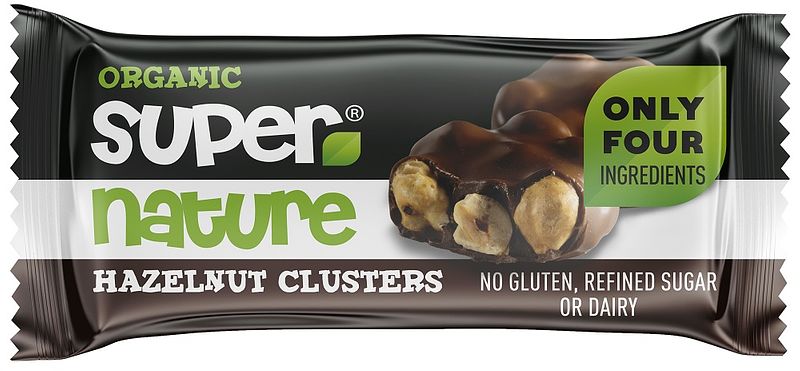 Foto van Super nature organic hazelnut clusters