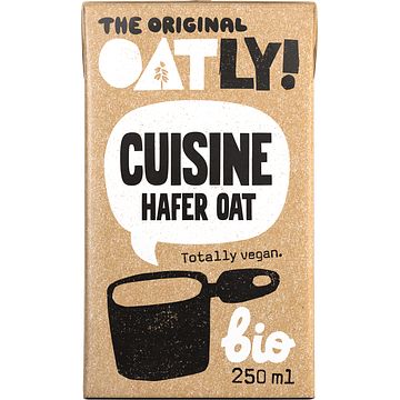 Foto van 2 voor € 3,25 | oatly the original haver cuisine bio 250ml aanbieding bij jumbo