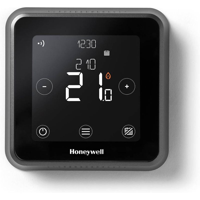 Foto van Honeywell lyric t6 slimme thermostaat zwart - bedraad