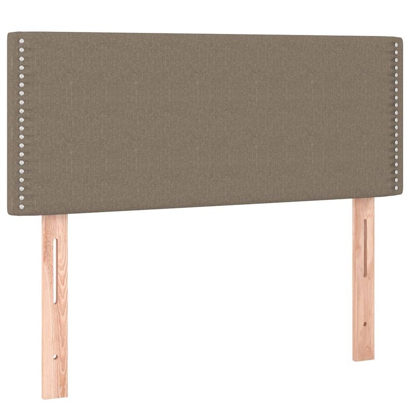 Foto van The living store hoofdbord klassiek - 100x5x78/88 cm - taupe