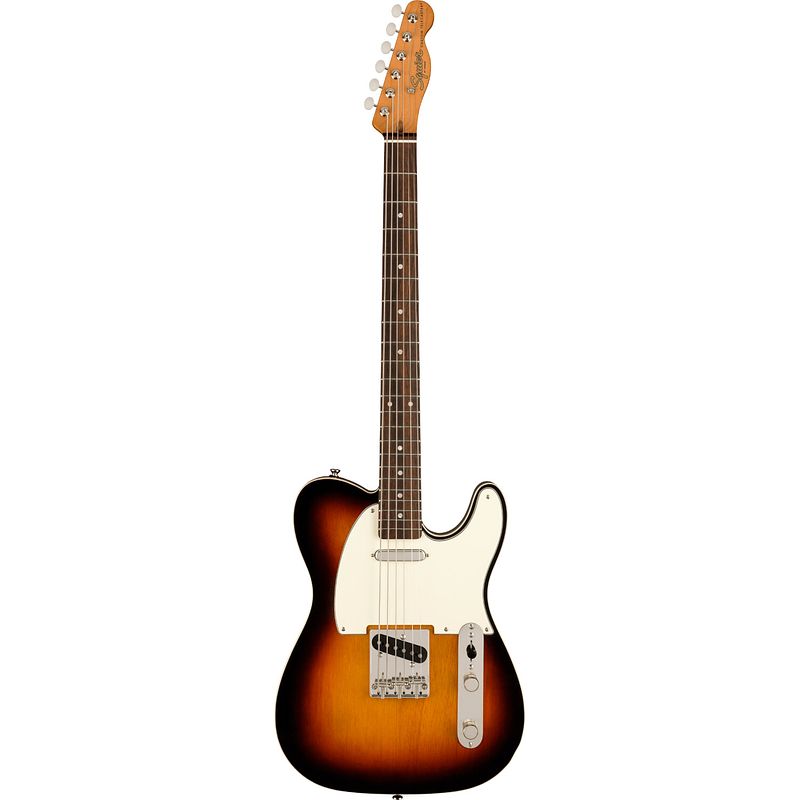 Foto van Squier classic vibe baritone custom telecaster 3-color sunburst elektrische baritongitaar