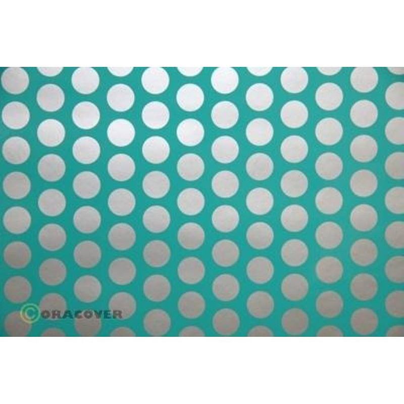 Foto van Oracover orastick fun 1 45-017-091-002 plakfolie (l x b) 2 m x 60 cm turquoise-zilver