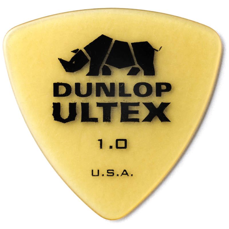 Foto van Dunlop 426p100 ultex triangle pick 1.0 mm plectrumset (6 stuks)