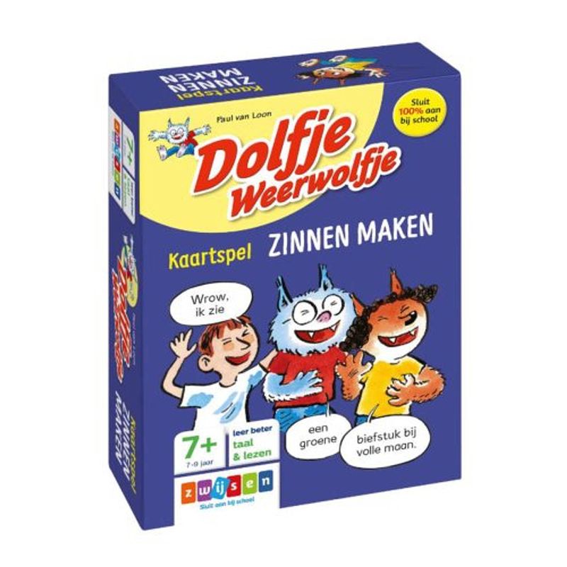 Foto van Kaartspel zinnen maken - dolfje weerwolfje