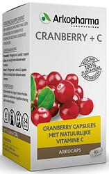 Foto van Arkocaps cranberry + c capsules 45st
