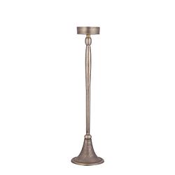 Foto van Ptmd zival brass casted alu candleholder round high