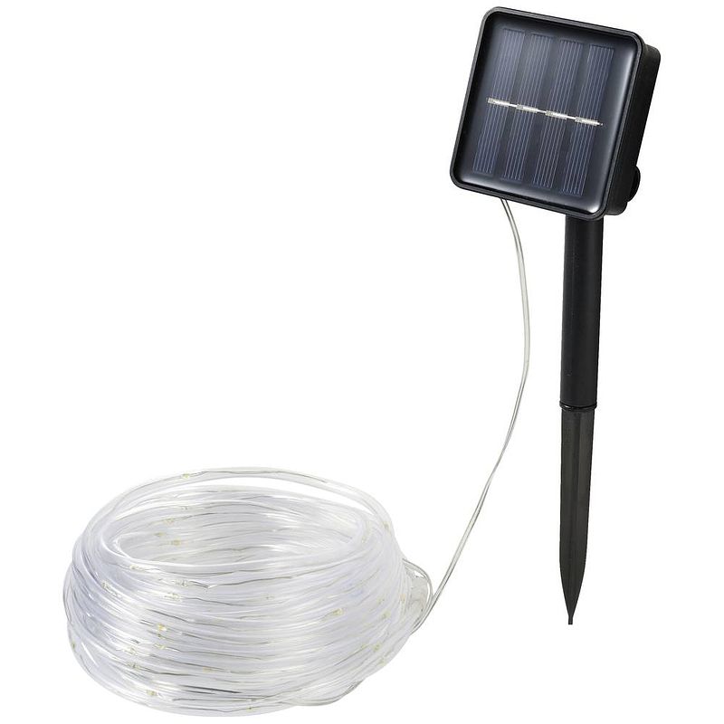 Foto van Sygonix sy-5731698 lichtketting op zonne-energie led 6 w warmwit transparant