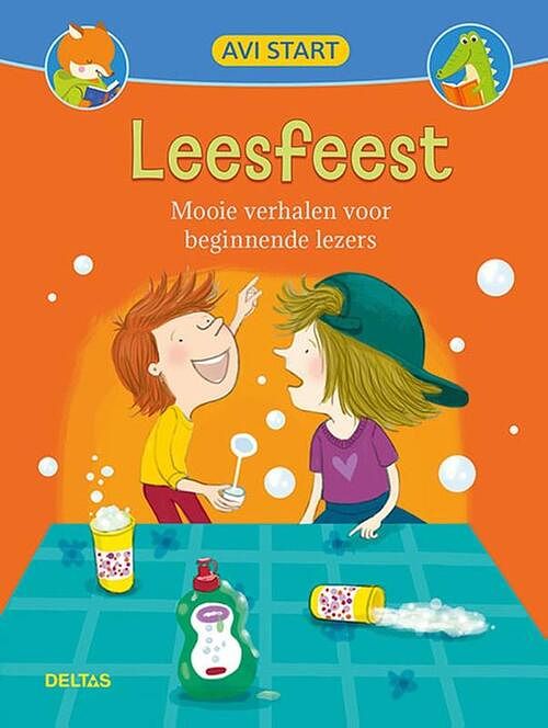 Foto van Leesfeest mooie verhalen voor beginnende lezers avi start - hardcover (9789044764079)