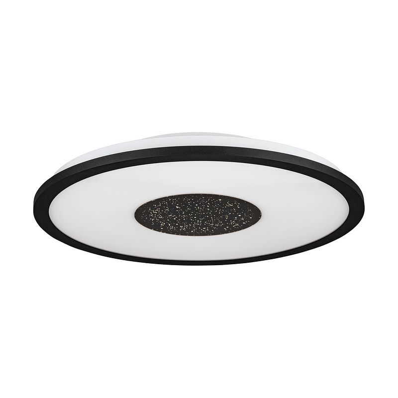 Foto van Eglo marmorata plafondlamp - led - ø 45 cm - zwart/wit