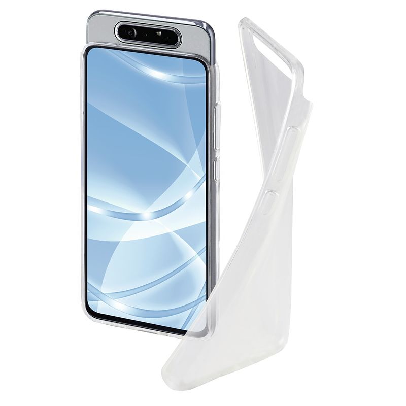 Foto van Hama cover crystal clear galaxy a90 telefoonhoesje transparant