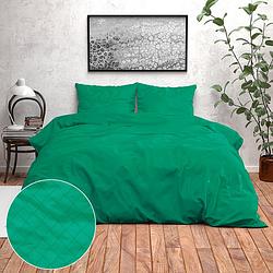 Foto van Zensation novara - ultra groen dekbedovertrek lits-jumeaux (240 x 220 cm + 2 kussenslopen) dekbedovertrek