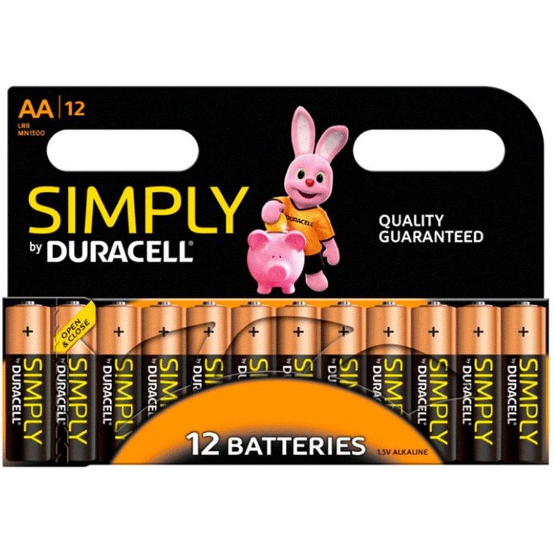 Foto van Duracell simply single-use battery aa alkaline
