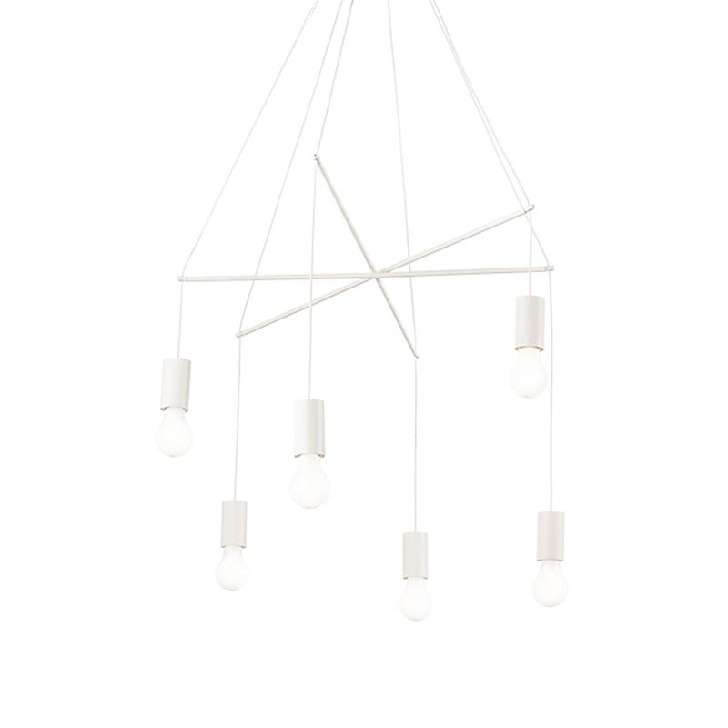 Foto van Ideal lux - pop - hanglamp - metaal - e27 - wit