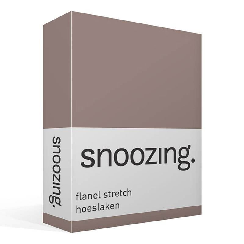 Foto van Snoozing stretch flanel hoeslaken