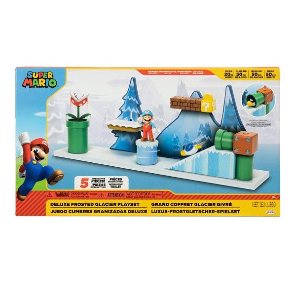 Foto van Mario glacier set inclusief 6,5 cm mario figuur