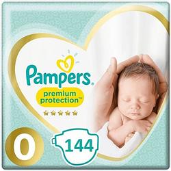 Foto van Pampers premium protection 0 - 144 luiers maandbox