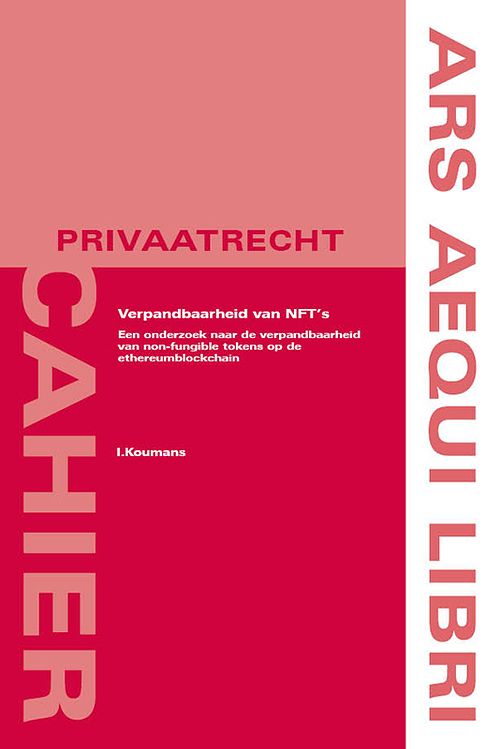 Foto van Verpandbaarheid van nft's - ira koumans - paperback (9789493199491)