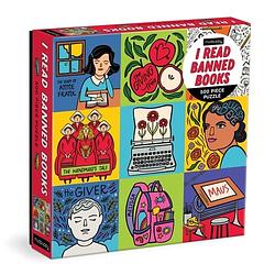 Foto van I read banned books 500 piece family puzzle - puzzel;puzzel (9780735380288)