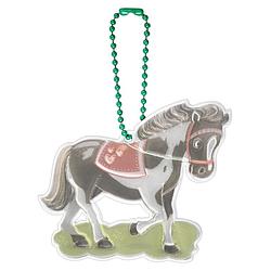 Foto van Moses sleutelhanger glimmis pony 13 cm groen/grijs