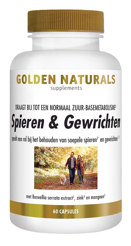 Foto van Golden naturals spieren en gewrichten capsules