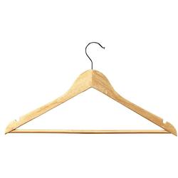 Foto van Unilux kledinghanger, uit hout, pak van 25 stuks