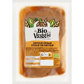 Foto van The bio veggie co. seitan steak 200g bij jumbo