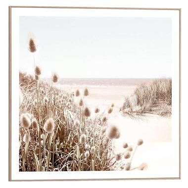 Foto van Poster met lijst duinen - 50x50 cm - leen bakker