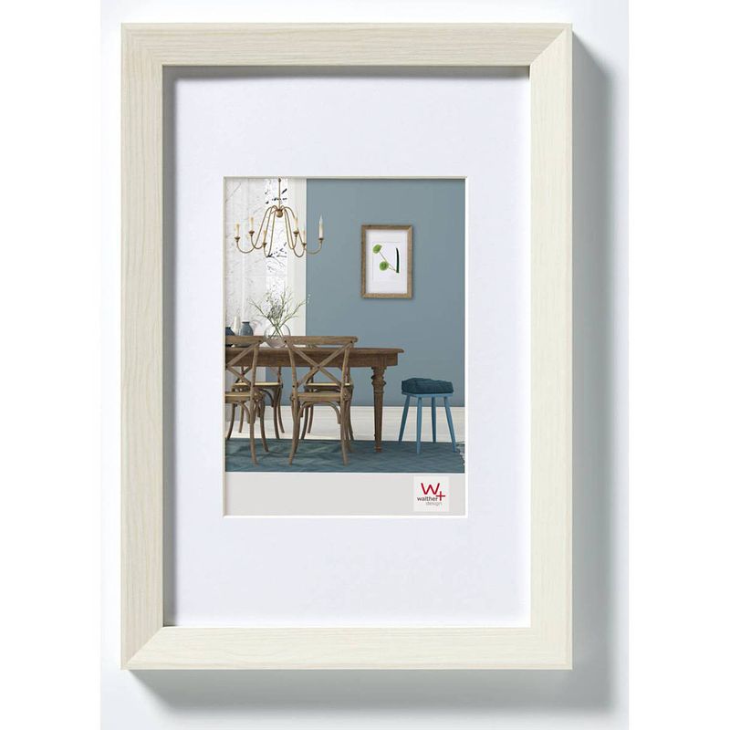 Foto van Walther design fiorito houten fotolijst 18x24cm wit