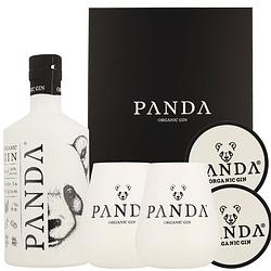 Foto van Panda gin black box + 2 glazen 0.7 liter