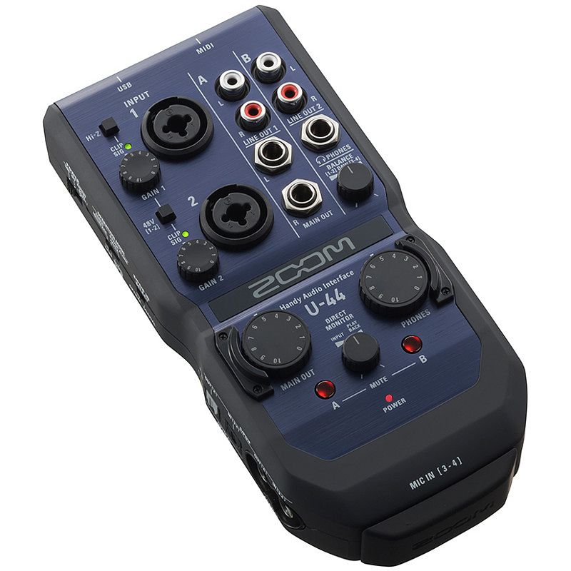 Foto van Zoom u-44 mobiele audio interface voor mac, windows en ios