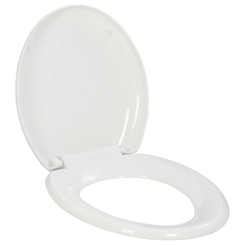 Foto van Vidaxl toiletbril soft-close met quick-release ontwerp wit