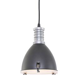 Foto van Industriële hanglamp - steinhauer - glas - industrieel - e14 - l: 18cm - voor binnen - woonkamer - eetkamer - zwart