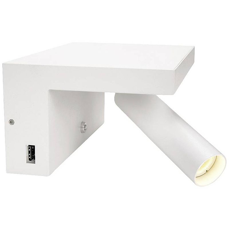 Foto van Slv karpo 1002140 wandlamp led vast ingebouwd 6.6 w wit