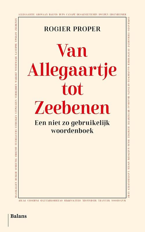 Foto van Van allegaartje tot zeebenen - rogier proper - ebook