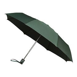 Foto van Impliva paraplu minimax auto open en close 100 cm donkergroen