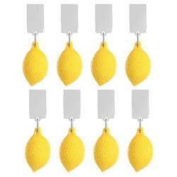 Foto van Esschert design tafelkleedgewichten citroenen - 8x - geel - kunststof - tafelkleedgewichten