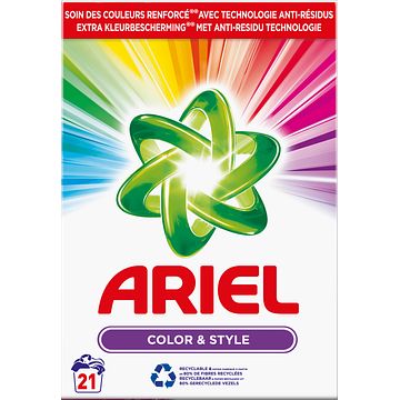 Foto van Ariel waspoeder 1.26kg 21 wasbeurten aanbieding bij jumbo | 1+1 gratis