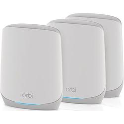 Foto van Netgear orbi tri-band wifi 6-mesh-systeem router + 2 satellieten