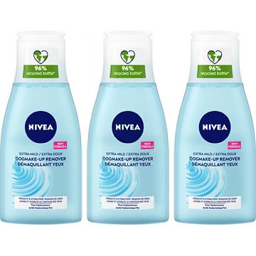 Foto van Nivea gentle eye makeup remover 3 x 125ml bij jumbo