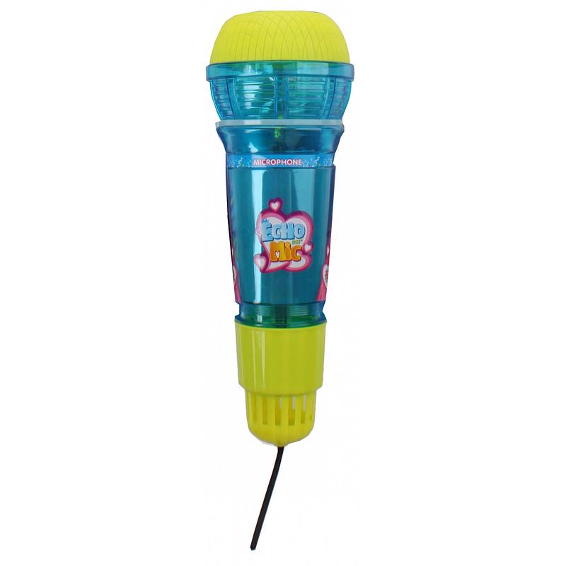 Foto van Toi-toys echo microfoon met licht blauw 24 cm